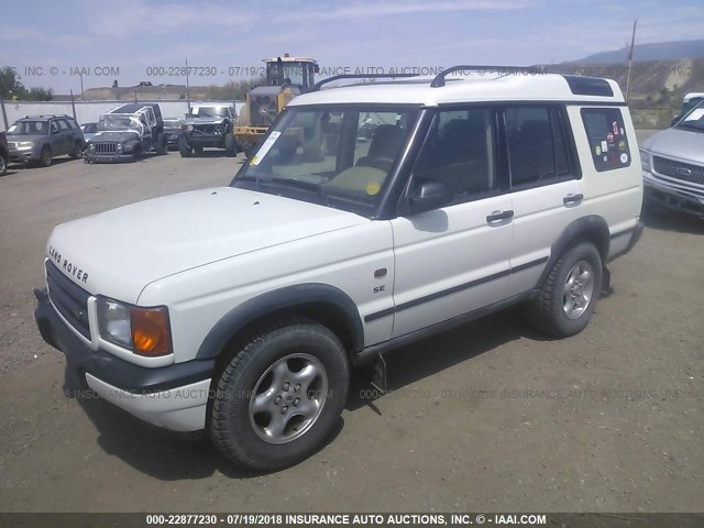 SALTY12481A728276 - 2001 LAND ROVER DISCOVERY II SE WHITE photo 2