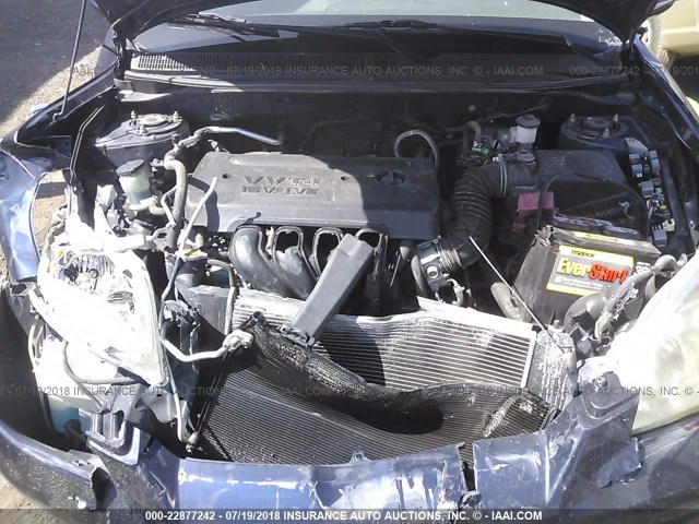 2T1KR32E75C358525 - 2005 TOYOTA COROLLA MATRIX XR Dark Blue photo 10