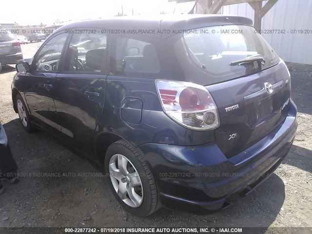 2T1KR32E75C358525 - 2005 TOYOTA COROLLA MATRIX XR Dark Blue photo 3