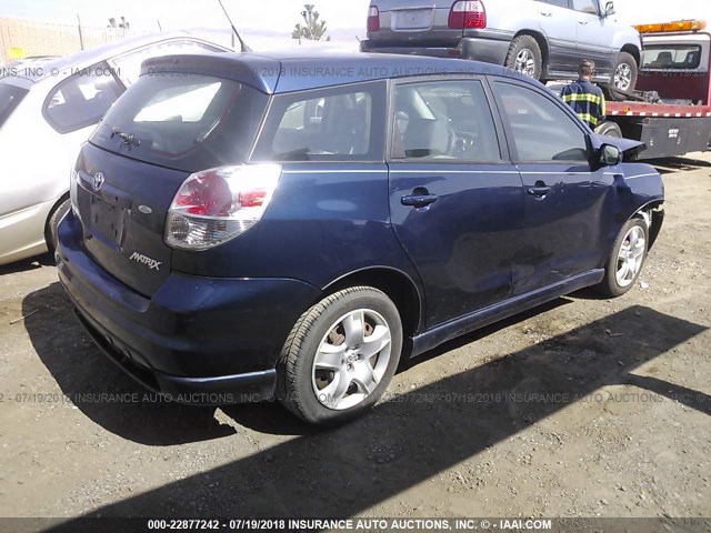 2T1KR32E75C358525 - 2005 TOYOTA COROLLA MATRIX XR Dark Blue photo 4