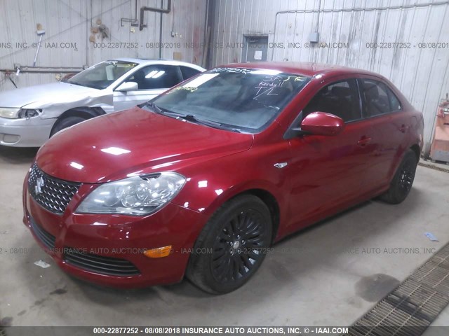 JS2RF9A35C6100332 - 2012 SUZUKI KIZASHI SE RED photo 2