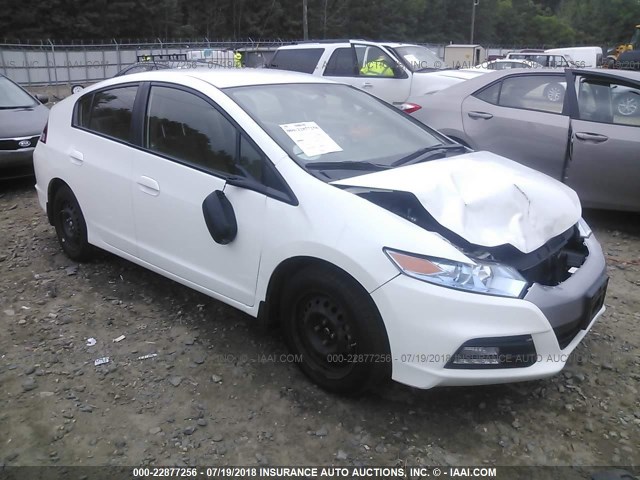 JHMZE2H5XDS003887 - 2013 HONDA INSIGHT LX WHITE photo 1