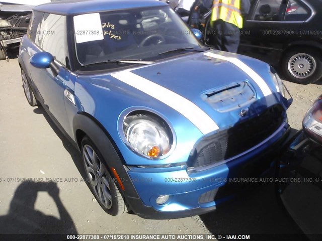 WMWMF73548TT92178 - 2008 MINI COOPER S BLUE photo 6