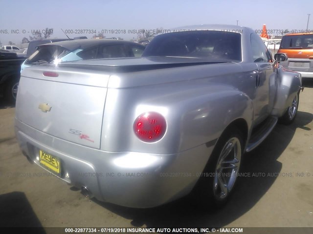 1GCES14H46B123948 - 2006 CHEVROLET SSR SILVER photo 4