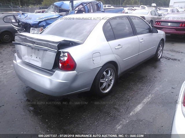 1G1ZT54814F179043 - 2004 CHEVROLET MALIBU LS SILVER photo 4