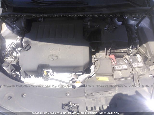 4T1BK1EB6GU208384 - 2016 TOYOTA AVALON XLE PLUS/PREMIUM/TOUR/LTD SILVER photo 10