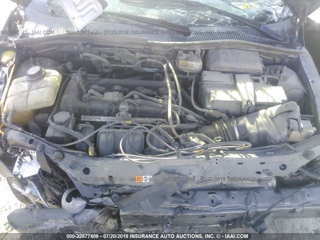 1FAHP34N47W268830 - 2007 FORD FOCUS ZX4/S/SE/SES GRAY photo 10