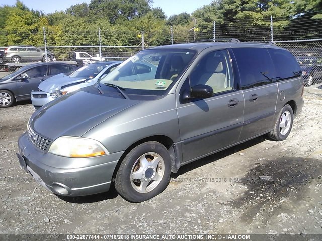 2FMZA51443BB91696 - 2003 FORD WINDSTAR LX GRAY photo 2