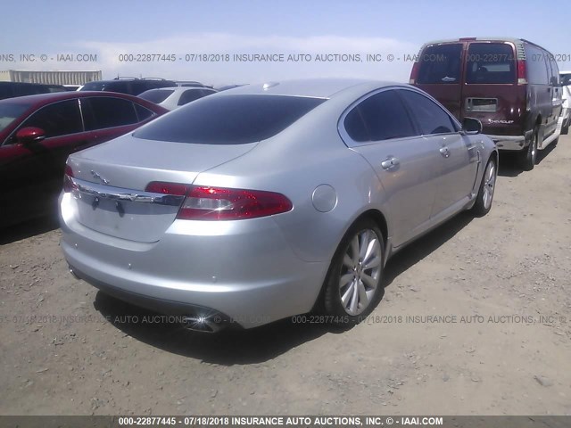 SAJWA0GBXBLS07352 - 2011 JAGUAR XF PREMIUM SILVER photo 4