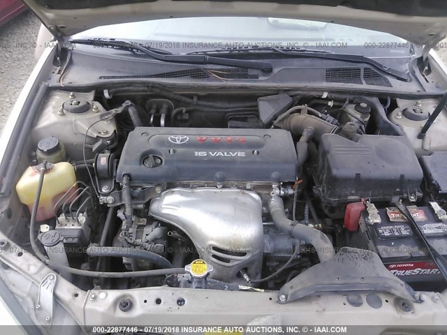 JTDBE32K740265966 - 2004 TOYOTA CAMRY LE/XLE 棕色 照片 10