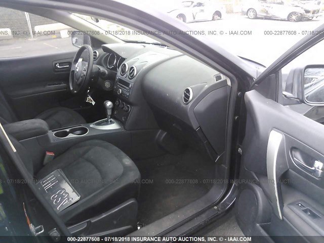 JN8AS58TX8W004192 - 2008 NISSAN ROGUE S/SL BLACK photo 5