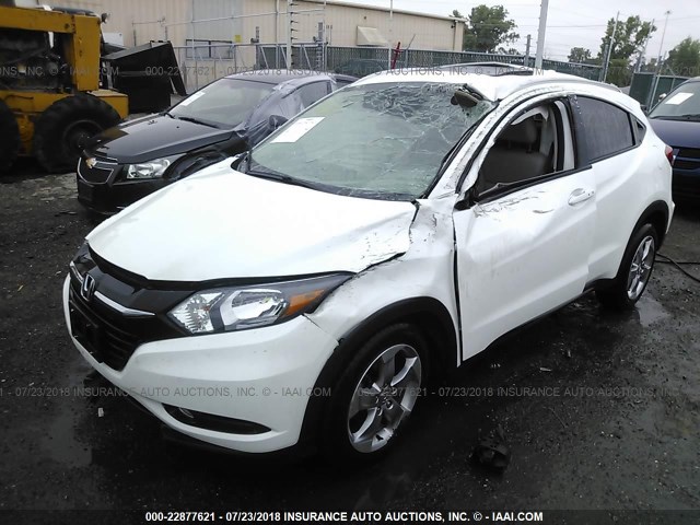 3CZRU6H76GM761164 - 2016 HONDA HR-V EXL WHITE photo 6