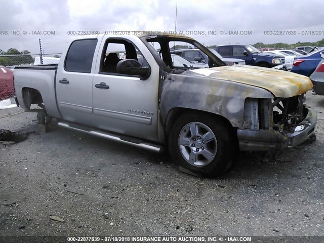 3GCUCUEJ9BG157588 - 2011 CHEVROLET SILVERADO C1500 HYBRID SILVER photo 1