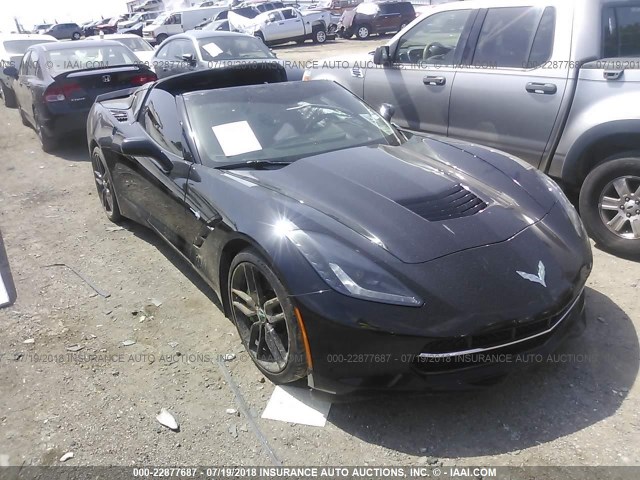 1G1YJ2D75E5102013 - 2014 CHEVROLET CORVETTE STINGRAY/2LT/Z51 BLACK photo 1