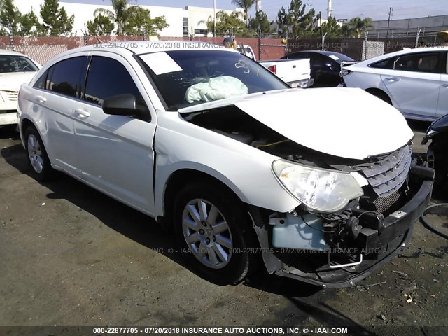 1C3CC4FB5AN207321 - 2010 CHRYSLER SEBRING TOURING WHITE photo 1