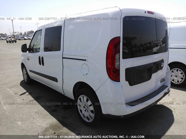 ZFBERFBT8G6C63811 - 2016 RAM PROMASTER CITY SLT WHITE photo 3