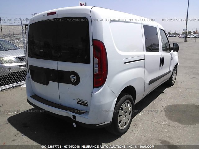 ZFBERFBT8G6C63811 - 2016 RAM PROMASTER CITY SLT WHITE photo 4