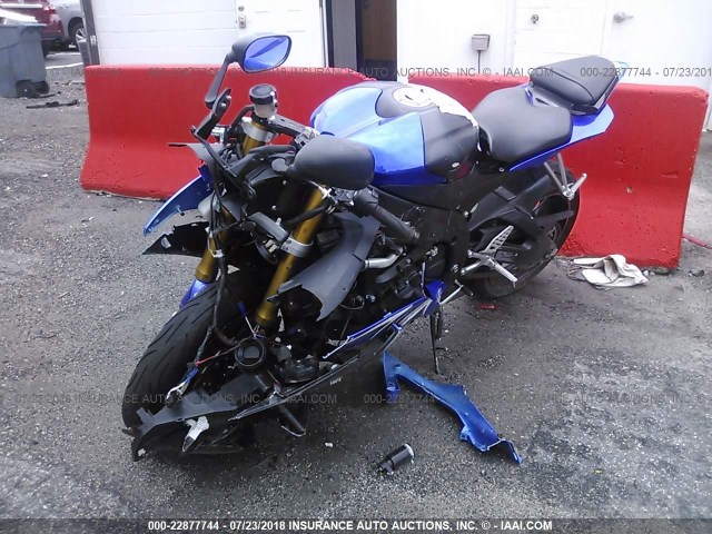 JYARJ16E4BA020953 - 2011 YAMAHA YZFR6 BLUE photo 2