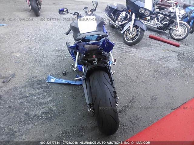 JYARJ16E4BA020953 - 2011 YAMAHA YZFR6 BLUE photo 6