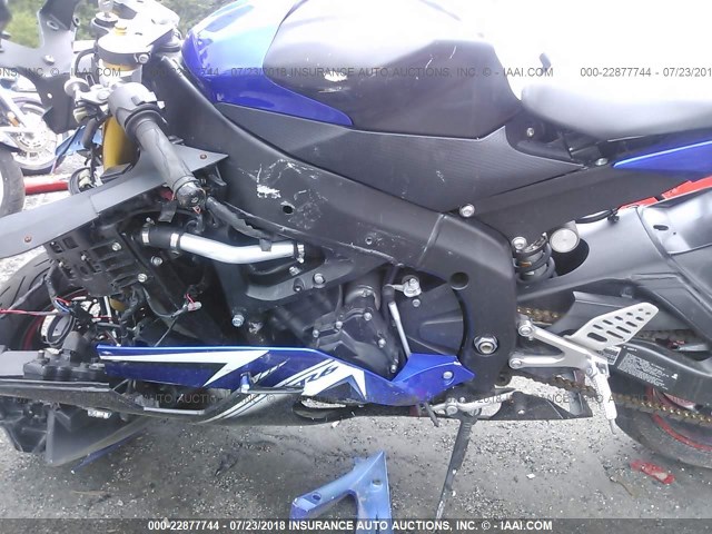 JYARJ16E4BA020953 - 2011 YAMAHA YZFR6 BLUE photo 9