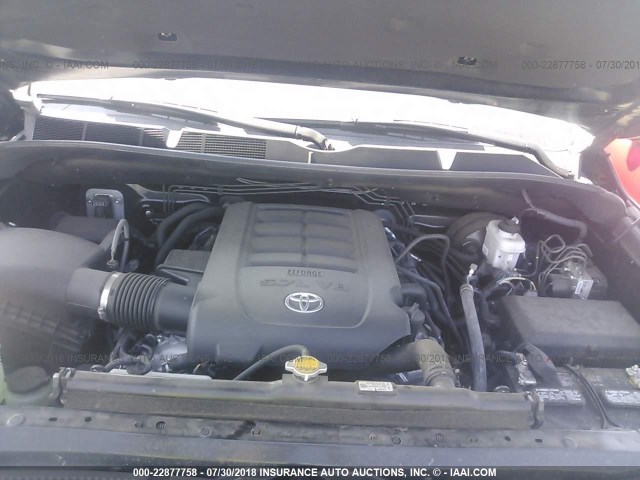 5TFUY5F17FX465172 - 2015 TOYOTA TUNDRA DOUBLE CAB SR/SR5 BLACK photo 10