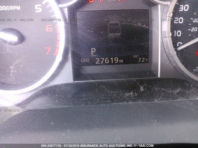 5TFUY5F17FX465172 - 2015 TOYOTA TUNDRA DOUBLE CAB SR/SR5 BLACK photo 7