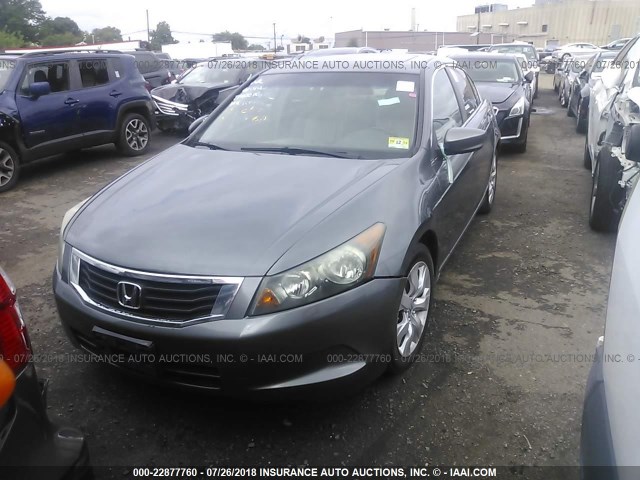 1HGCP26859A110228 - 2009 HONDA ACCORD EXL SILVER photo 2