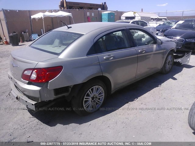 1C3LC56R28N196825 - 2008 CHRYSLER SEBRING TOURING SILVER photo 4