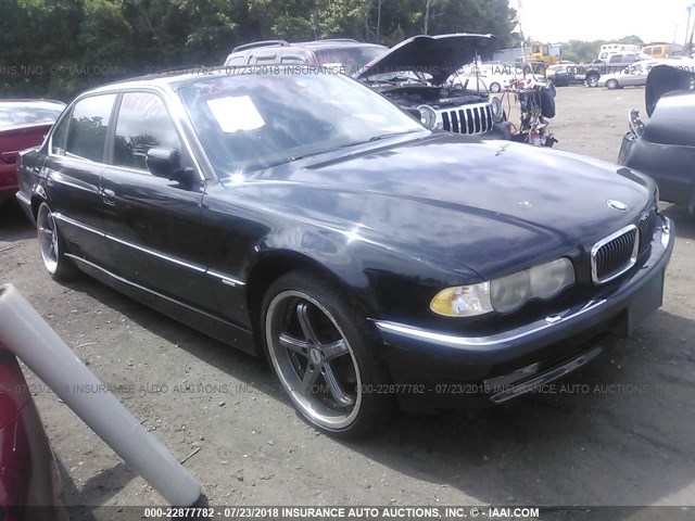 WBAGH83441DP17643 - 2001 BMW 740 IL BLACK photo 1