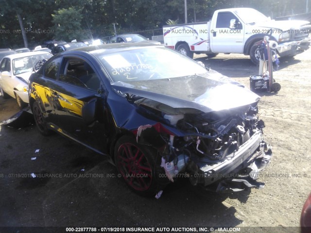 JTKDE177370195655 - 2007 TOYOTA SCION TC შავი ფოტო 1