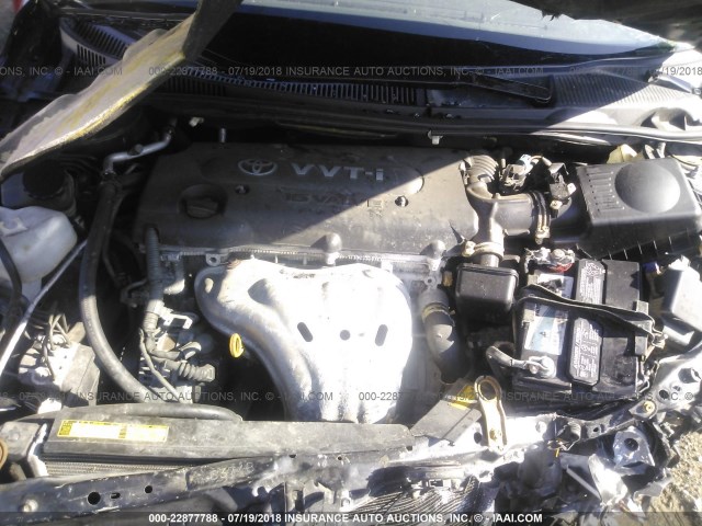 JTKDE177370195655 - 2007 TOYOTA SCION TC შავი ფოტო 10