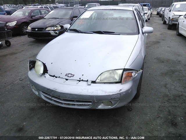 1G1JH52F927408351 - 2002 CHEVROLET CAVALIER LS SPORT SILVER photo 6