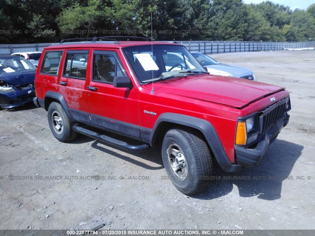 1J4FJ68S2TL160412 - 1996 JEEP CHEROKEE SPORT/CLASSIC წითელი ფოტო 1