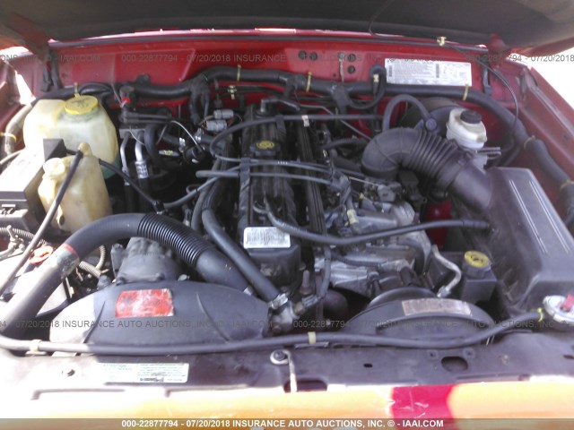 1J4FJ68S2TL160412 - 1996 JEEP CHEROKEE SPORT/CLASSIC წითელი ფოტო 10