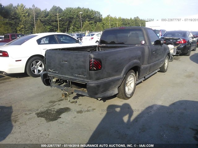 1GCCS1447X8192667 - 1999 CHEVROLET S TRUCK S10 BLACK photo 4