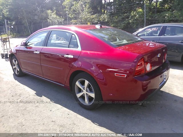 1G1ZD5E05CF384076 - 2012 CHEVROLET MALIBU 2LT RED photo 3