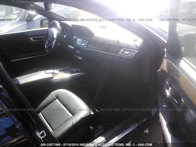 WDDHF8JB2EA841888 - 2014 MERCEDES-BENZ E 350 4MATIC BLACK photo 5