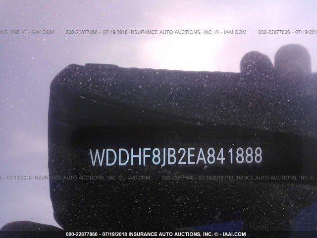 WDDHF8JB2EA841888 - 2014 MERCEDES-BENZ E 350 4MATIC BLACK photo 9