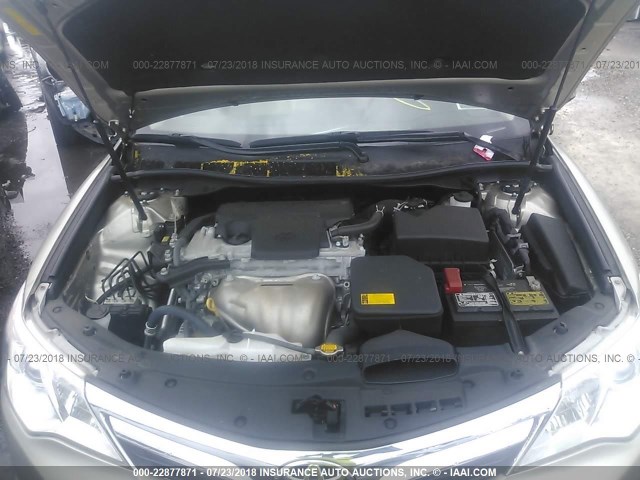 4T1BF1FK1DU641786 - 2013 TOYOTA CAMRY L/SE/LE/XLE 金色 照片 10