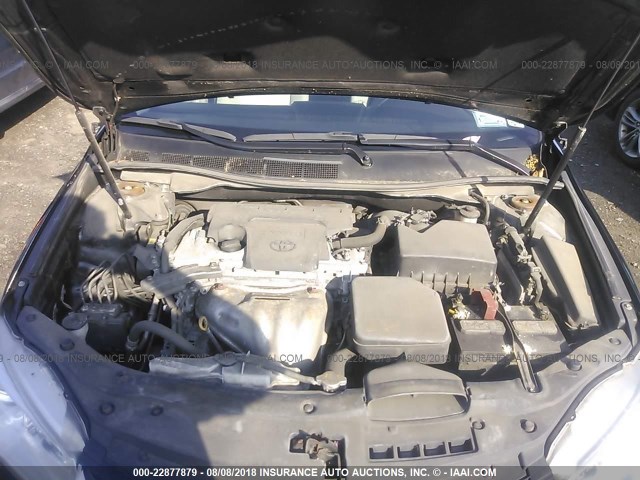 4T4BF1FK4FR463820 - 2015 TOYOTA CAMRY LE/XLE/SE/XSE BLACK photo 10