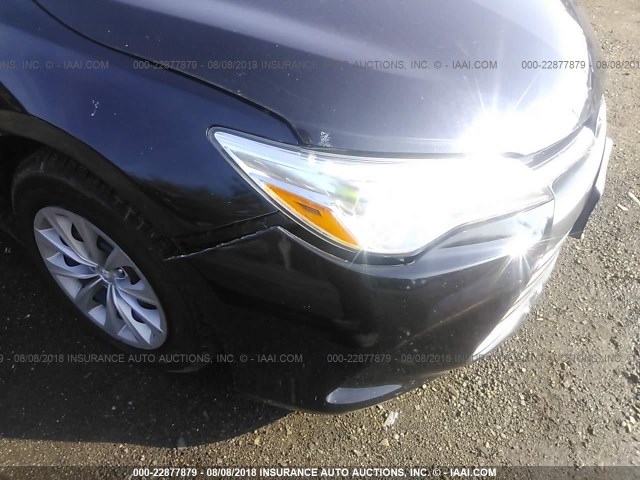 4T4BF1FK4FR463820 - 2015 TOYOTA CAMRY LE/XLE/SE/XSE BLACK photo 6