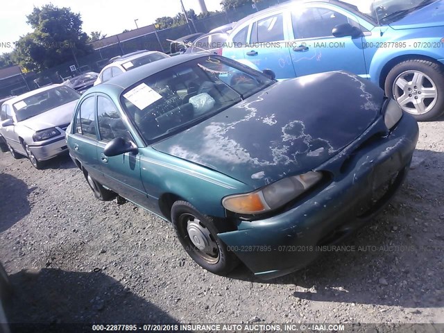 1FALP10P0VW330372 - 1997 FORD ESCORT GREEN photo 1