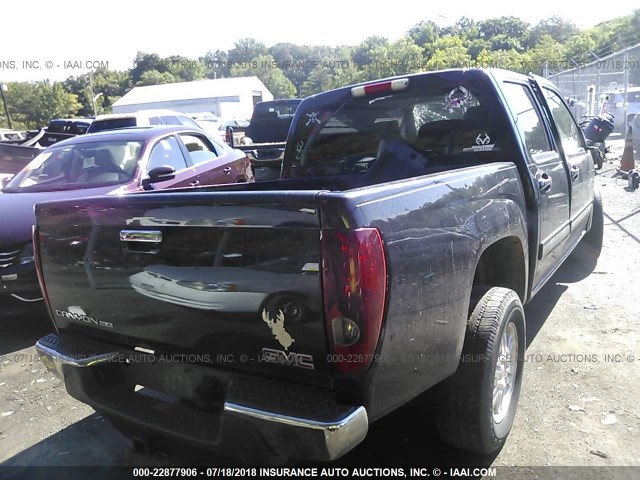 1GTH6MFE4C8107098 - 2012 GMC CANYON SLE BLACK photo 4