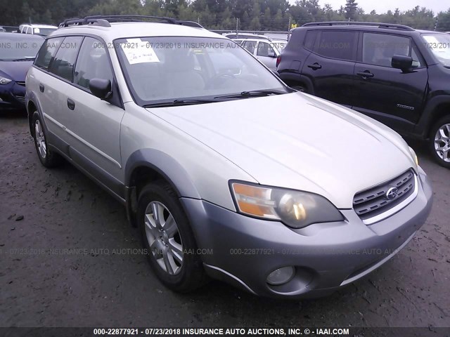 4S4BP61C757313699 - 2005 SUBARU LEGACY OUTBACK 2.5I SILVER photo 6