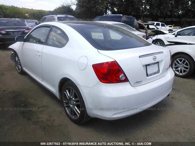 JTKDE177160095147 - 2006 TOYOTA SCION TC 白色 照片 3