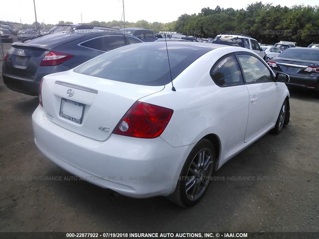JTKDE177160095147 - 2006 TOYOTA SCION TC 白色 照片 4