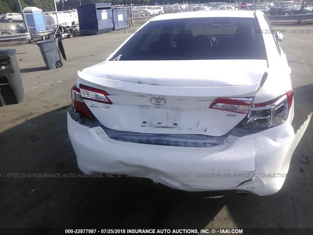 4T1BF1FK7CU577204 - 2012 TOYOTA CAMRY SE/LE/XLE WHITE photo 6