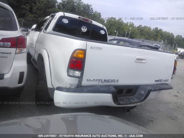 5TBBT48163S400885 - 2003 TOYOTA TUNDRA ACCESS CAB LIMITED WHITE photo 3