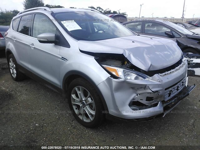 1FMCU0J91GUA91079 - 2016 FORD ESCAPE TITANIUM SILVER photo 1