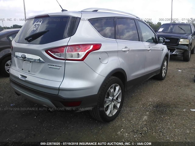 1FMCU0J91GUA91079 - 2016 FORD ESCAPE TITANIUM SILVER photo 4